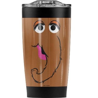 Sesame Street Snuffleupagus Face Steel Tumbler 20oz Coffee Travel Mug