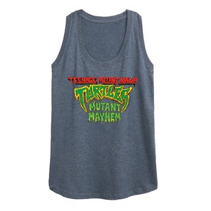 Women's - Teenage Mutant Ninja Turtles - Movie Logo Graphic Racerback Tank - 1 of 4