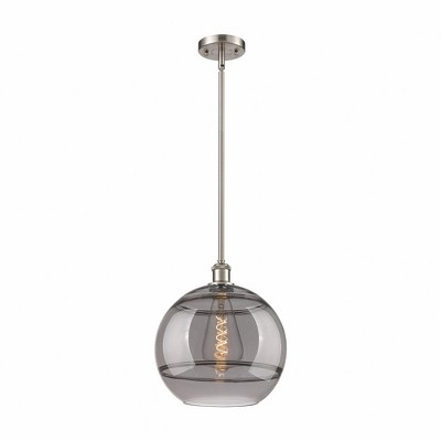 Rochester - 1 Light Stem Hung Mini Pendant In Industrial Style-13.38 Inches Tall and 12 Inches Wide