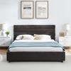TIRAMISUBEST Queen Size Velvet Platform Bed, Upholstered Storage Bed Frame with 4 Pull-Out Metal Drawers - 4 of 4