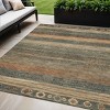 HomeRoots 5' X 8' Fern Green And Rust Aztec Washable Indoor Outdoor Area Rug - 2 of 4
