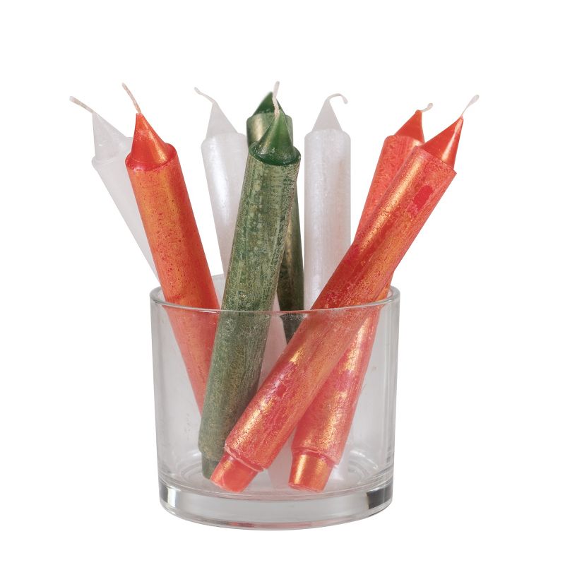 Sullivans Vance Kitira Timber Taper Set of 4 Candles, Clean-Burning, Environmental-Friendly, Scentless, Real-Wax Candles, Home Décor, Hosting Décor, 2 of 3
