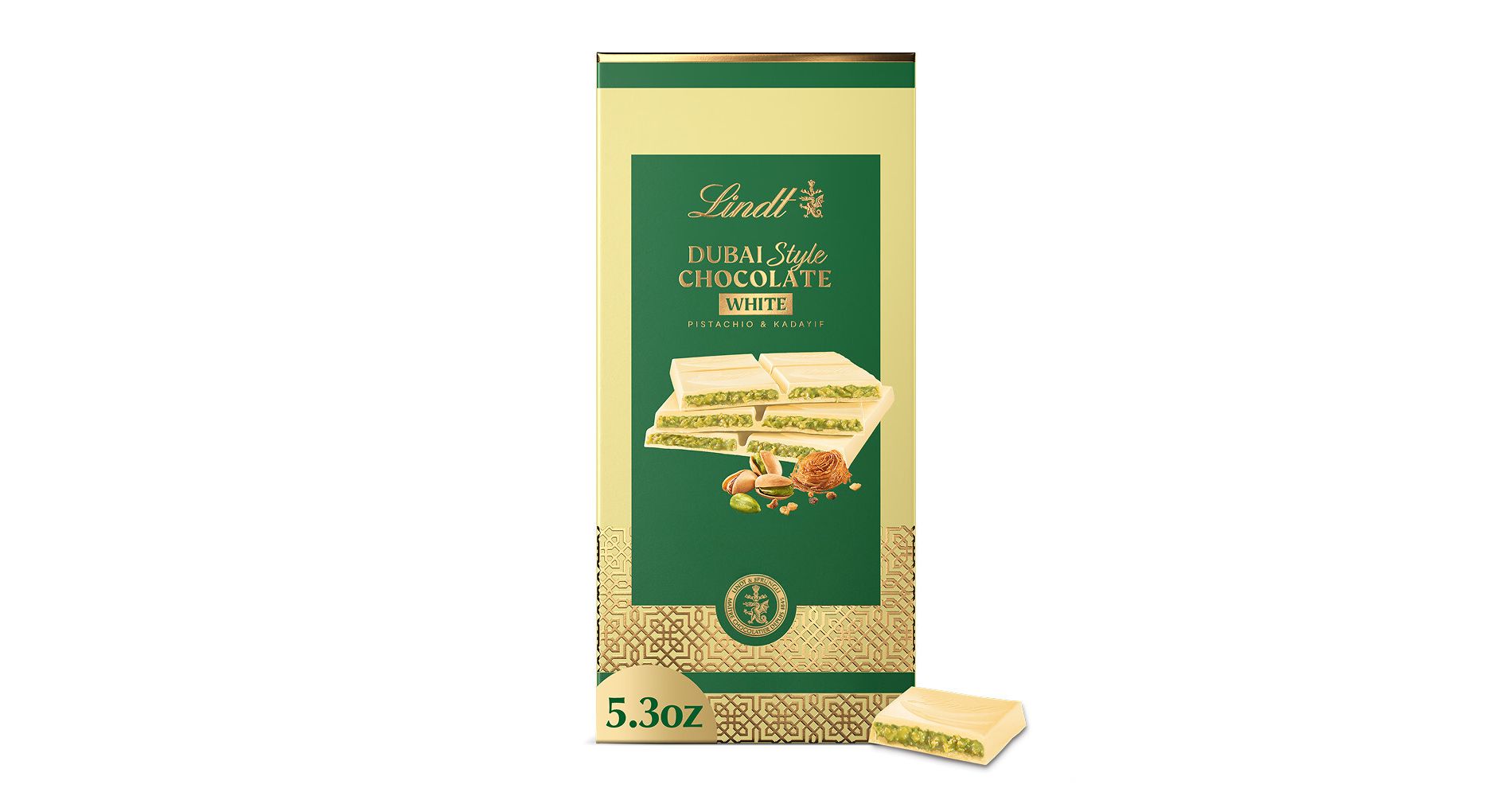Lindt Dubai White Chocolate Bar - 5.3oz