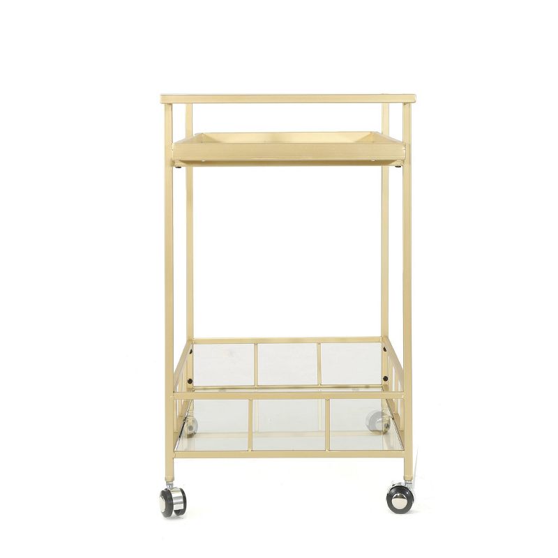 Ambrose Industrial Bar Cart - Christopher Knight Home, 5 of 10