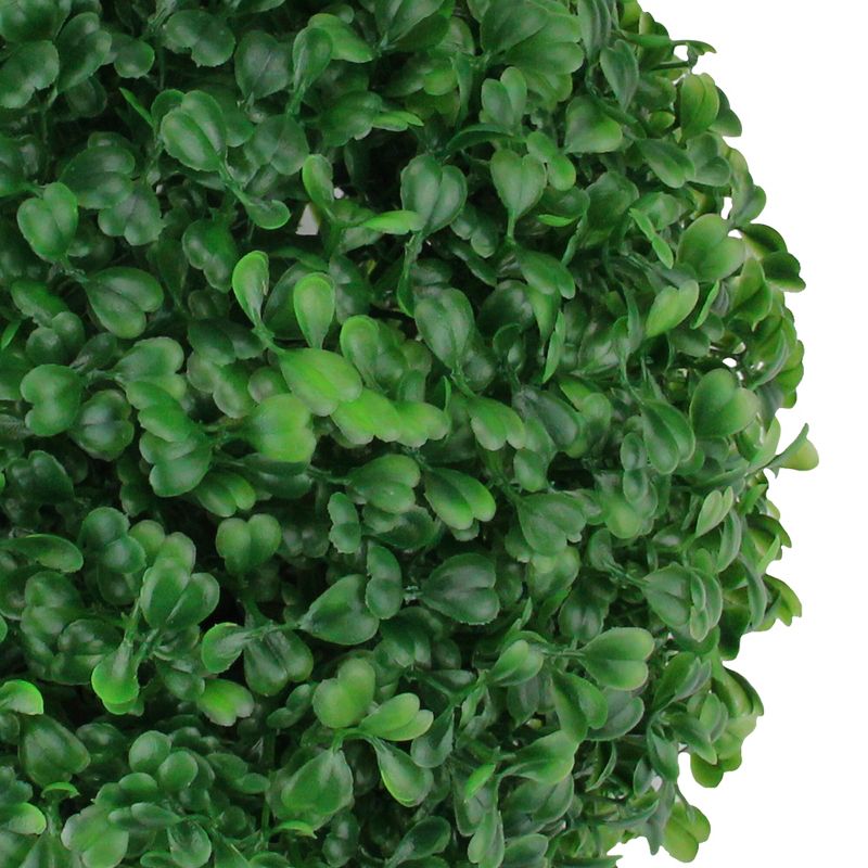 Northlight 7.75" Green Two Tone Artificial Boxwood Topiary Garden Ball, 3 of 4