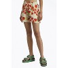 Women's STRAWBERRY-PRINT LINEN-BLEND SHORTS - HELMSTEDT - 3 of 4