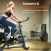 Sunny Health & Fitness Pro Indoor Cycling Bike with Felt Resist, Belt Drive and Bluetooth Smart Exercise Bike - Gray - 2 of 4