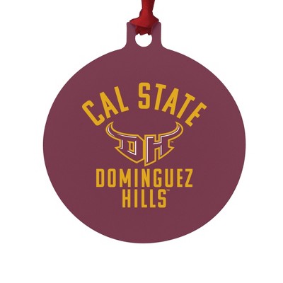 California State University Dominguez Hills Toros Logo Aluminum Holiday Christmas Tree Ornament