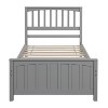 NicBex Twin Size Platform Bed Frame with Headboard and Footboard for Kids,Under Bed Storage,Wood Slat Support,No Box Spring Needed,Easy Assembly - image 3 of 4