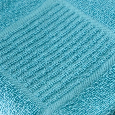 Breeze Blue and White Cotton Terry Kitchen Towel Set