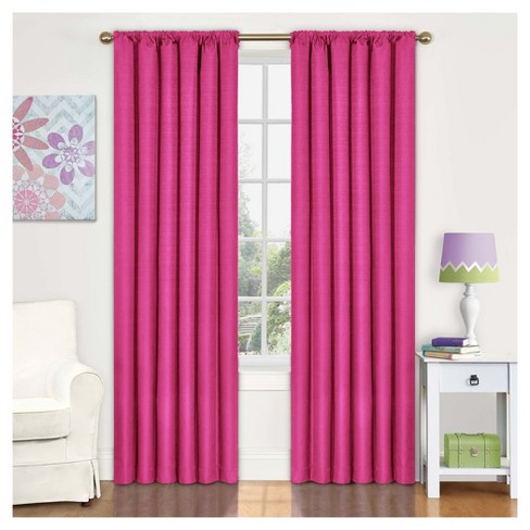Kendall Blackout Thermaback Curtain Panel Pink 42 X95 Eclipse
