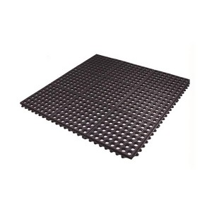 Sports Licensing Solutions 39864 Anti-Fatigue Multipurpose Mat, Black, Rubber - 1 of 1