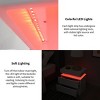 TIRAMISUBEST White LED Nightstand - Modern Bedside Table with 2 Drawers & Built-In Lights for Bedroom - 4 of 4