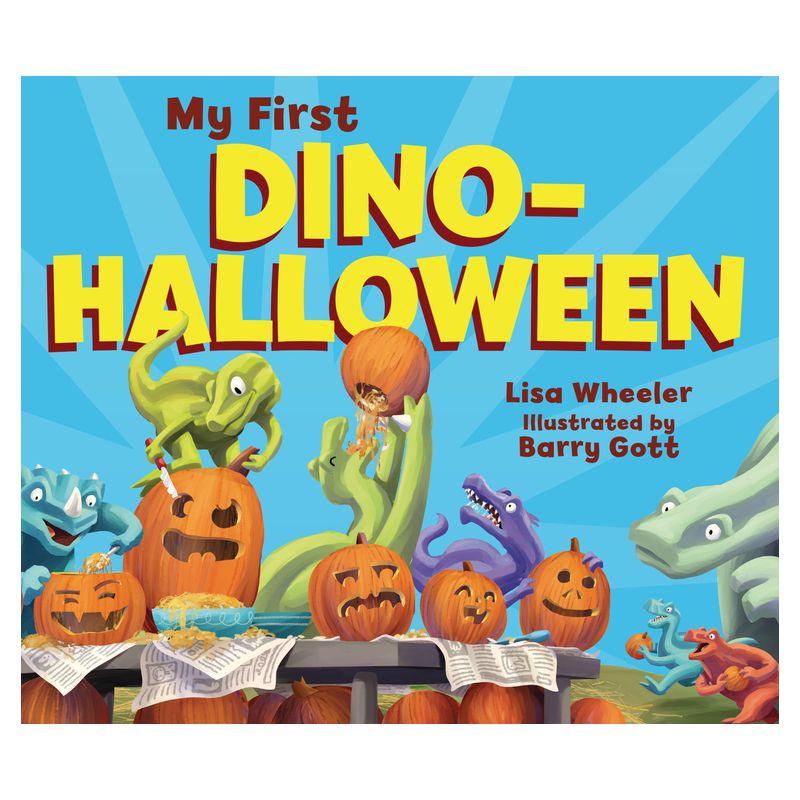 My First Dino-Halloween - (Dino Board Books) by  Lisa Wheeler (Board Book), 1 of 2