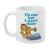Garfield I'll Rise but I won't Shine Ceramic Coffee Mug  Novelty Gift Mugs for Coffee  Tea and Hot Drinks  11oz  White - 3 of 4