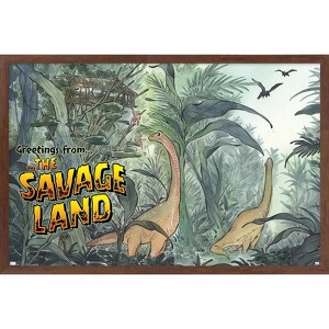 Trends International Marvel: Hero Lands - The Savage Land 2 Framed Wall Poster Prints - 1 of 4