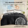 Comforters- Duvet Insert Contrast Down Alternative Comforter Quilted All Season Duvet with 8 Tabs, Machine Washable, Gifts for Women - 4 of 4
