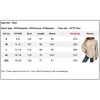 Womens Shirts Ribbed Color Block Crew Neck Long Sleeve Casual Oversized Tee with Pocket - 4 of 4