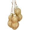 Northlight 11" Cluster of Peanuts Glass Christmas Ornament - Gold - 4 of 4