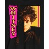 Whitney Houston Name Stripe Crew Neck Long Sleeve Men's Black Tee - 2 of 3