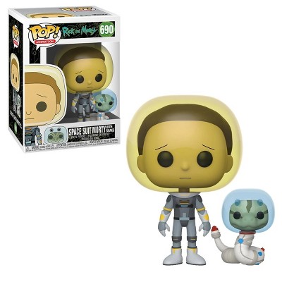 Pop Animation Rick and Morty Space Suit Morty With Snake Vinyl Figure