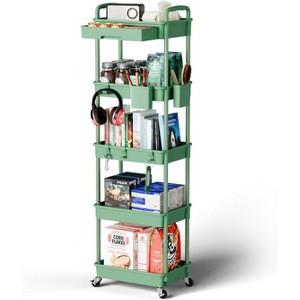 Belffin Rolling Utility Cart with Drawer,Utility Cart Made of Multifunctional Storage Organizer Tool - 1 of 4