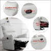 Vynxaria Light Gray 360¡«Swivel Rocking Recliner Chair or Modern Small Rocking Swivel Recliner Chair - 3 of 4