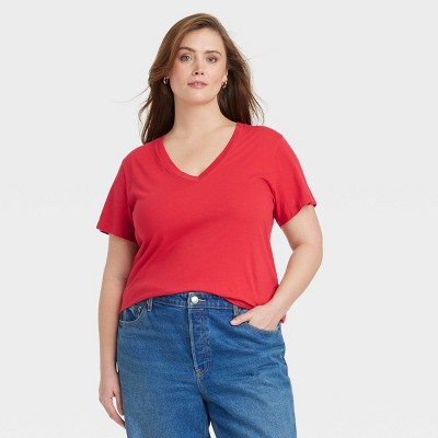 Women's Short Sleeve V-Neck T-Shirt - Universal Thread™