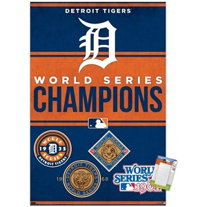 Trends International MLB Detroit Tigers - Champions 23 Unframed Wall Poster Prints - 1 of 4