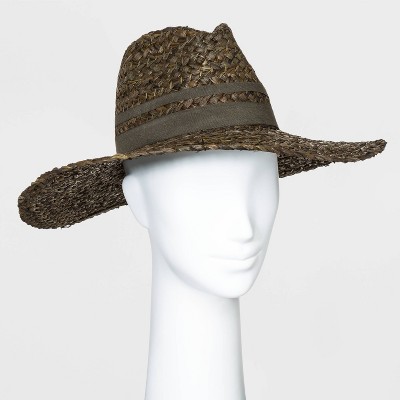 straw brim hats