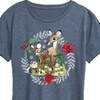 Women's - Disney - Christmas - Family In The Forest Short Sleeve Graphic T-Shirt - 2 of 4