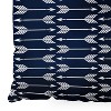 Little Arrow Design Co Arrows On Navy Square Floor Pillow - Deny Designs - 3 of 4