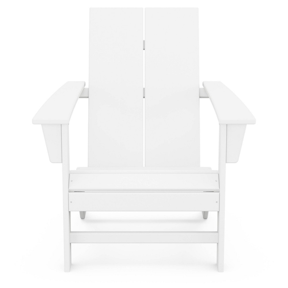 Photos - Garden Furniture POLYWOOD St. Croix Contemporary Adirondack - White