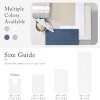 SEVOBAL Bathroom Rugs Bath Mat Rug Home Decor Carpet Shower Mat Non-Skid for Toilet Side Floor Shower Room Bathroom, White, 24"*20"*0.75" - 4 of 4