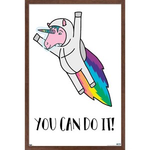 Trends International Well This Is Awkward - Uninaut Framed Wall Poster Prints - 1 of 4