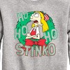Boys' - Hey Arnold! - Ho Ho Ho Stinko Graphic Long Sleeve Fleece Sweatshirt - 2 of 4