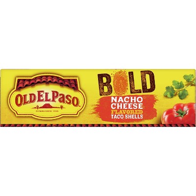 Old El Paso Gluten Free Bold Nacho Cheese Taco Shells - 5.4oz