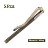 Unique Bargains Alloy Storage Clips for Food Bag Sealing Paper File Photo 5 Pcs - 3 of 4