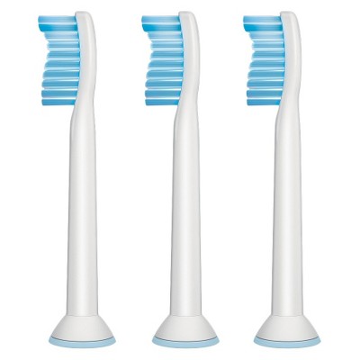 Philips Sonicare Sensitve Replacement Electric Toothbrush Head - HX6053/64 - White - 3pk