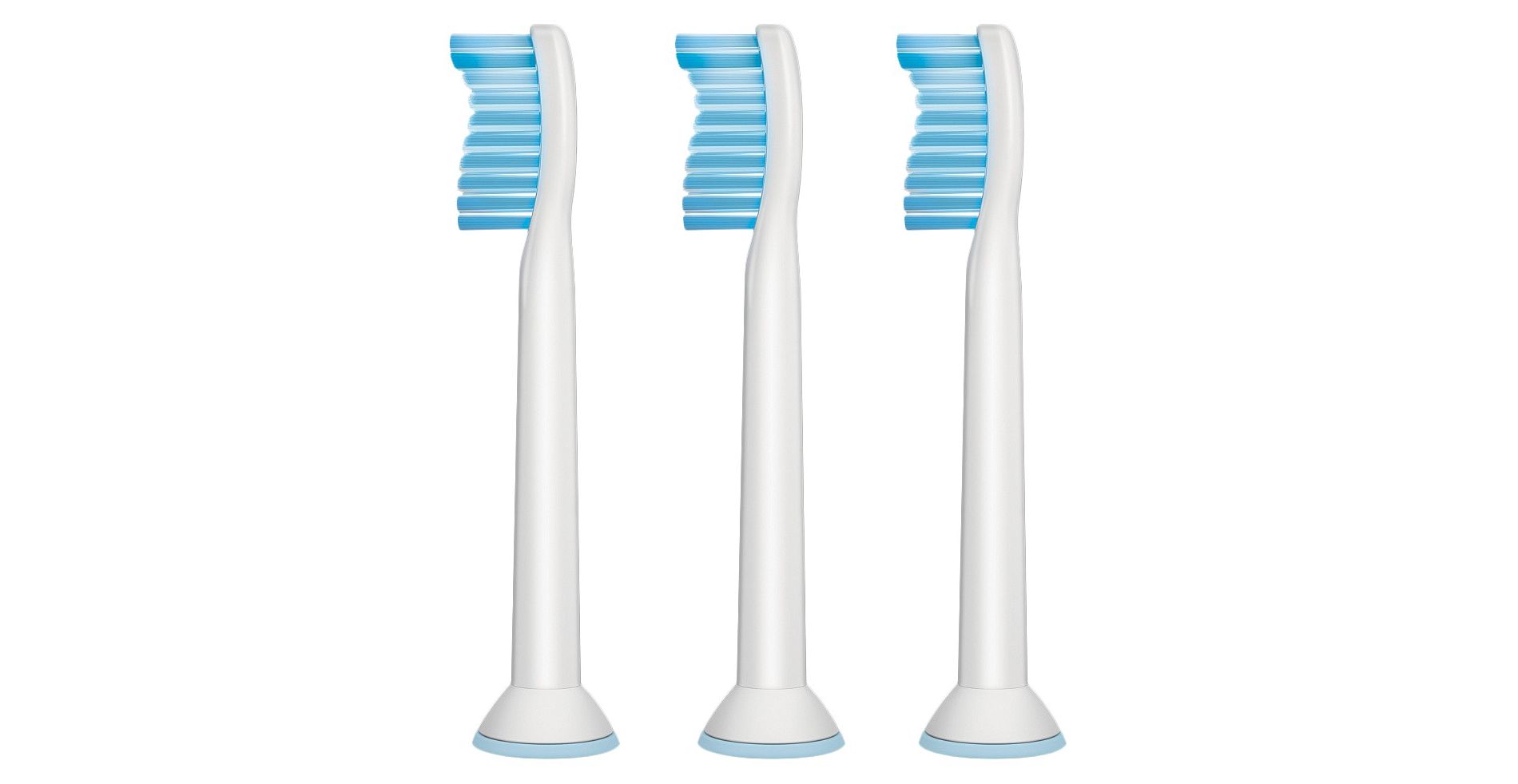 Philips Sonicare S2 Sensitive Replacement Electric Toothbrush Head - HX6053/64 - White - 3pk