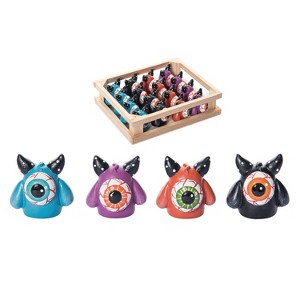 Transpac Resin 6.1 in. Multicolor Halloween Monsters In Display Set of 16 - 1 of 4