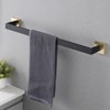 5-Piece Bathroom Hardware Set SUS304 Stainless Steel Towel Bar, Toilet Paper Holder, Robe Hook, Modern Design - 4 of 4