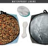 PetAmi Travel Dog Food Bag, Pet Cat Collapsible Bowls Set, Portable Foldable Waterproof Lining - 3 of 4