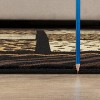 LunaLulinlk Multi 2 ft. x 3 ft. Animal Print Area Rug Black Multi - 2 of 4