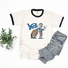 Yale University Football Character - Women's Ringer Graphic T-Shirt - 3 of 4