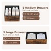 Dresser for Living Room, 5 Drawers Storage Organizer with Shelves, 4 Hooks, Sturdy Metal Frame, Wood Tabletop - 2 of 4