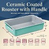 Bakken Swiss Roaster Pan - Aluminized Steel with Ceramic Non-Stick Coating, Heavy-Duty, Perfect Size for Various Baking - 2 of 4