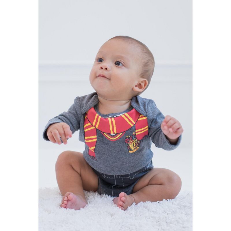 Harry Potter Baby Girls 3 Pack Bodysuits Newborn to Infant, 5 of 8