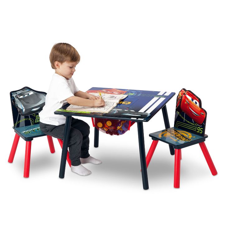 Disney Pixar Cars Kids&#39; Table and Chair Set with Storage - Delta Children, 4 of 7