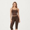 Anna-Kaci Active Women's High Waist Capri Leggings with Smooth Compression Fit and Stretch Fabric - 3 of 4